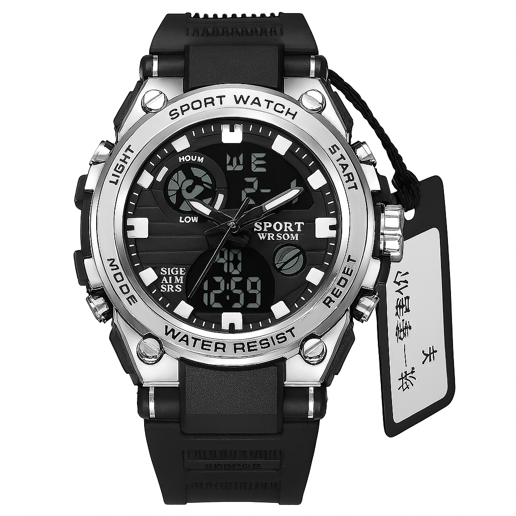 Montre Digitale 42mm – Sport & Fonctionnelle